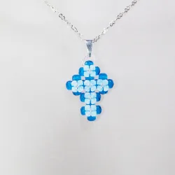 Pendant 40cm - Undine-Silver Chain - Pendant 40cm - Laiton argenté